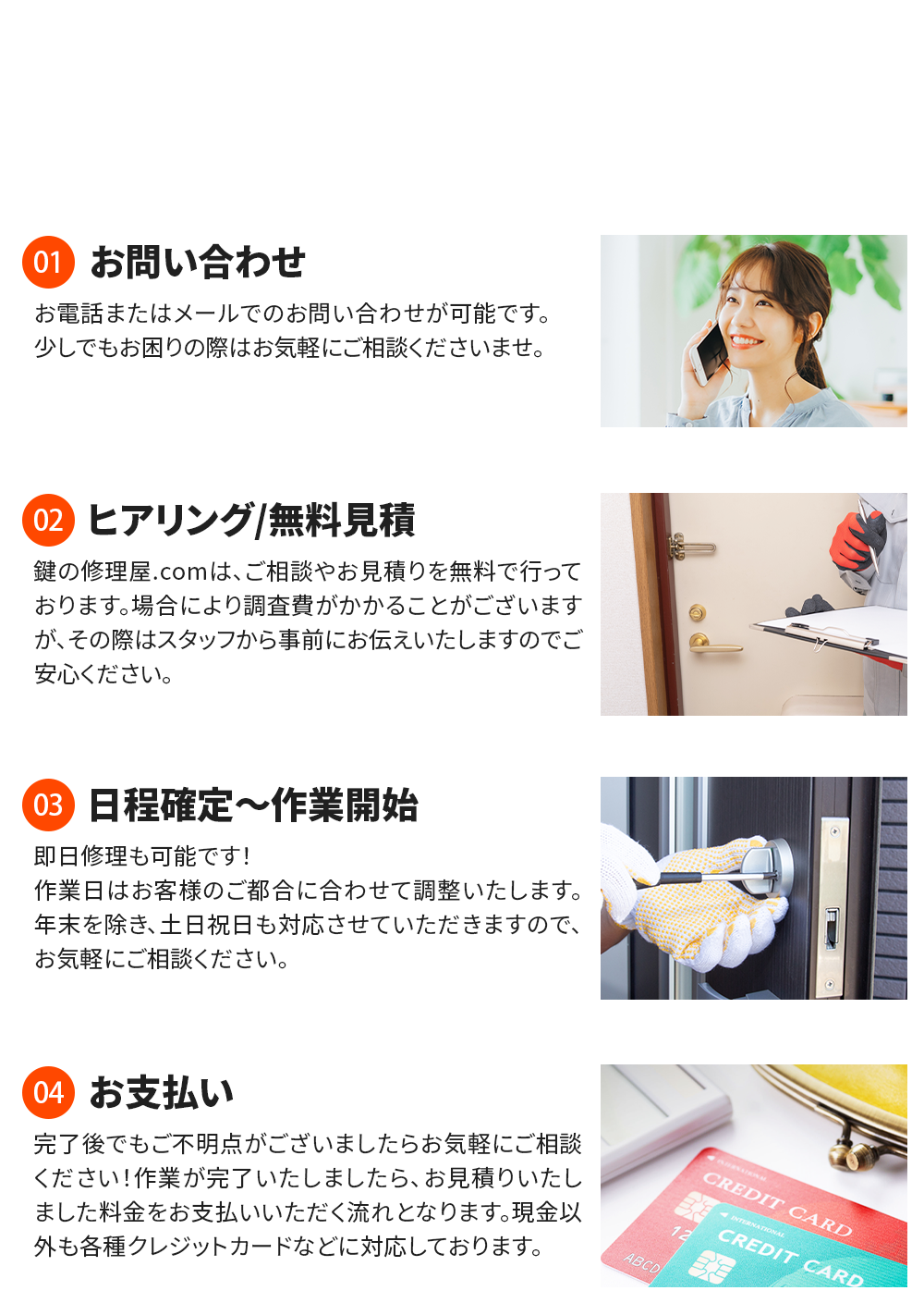 施工までの流れ